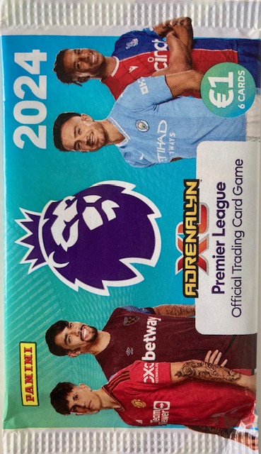 Premier League 2024 Adrenalyn XL Card Packet (6 Cards)